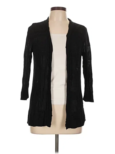 Pre-owned Croft & Barrow Cardigan Sweater In Black