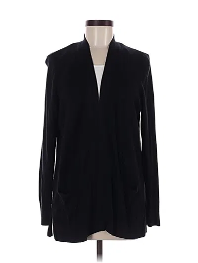 Pre-owned Croft & Barrow Cardigan Sweater In Black