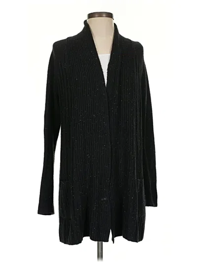 Pre-owned Croft & Barrow Cardigan Sweater In Black