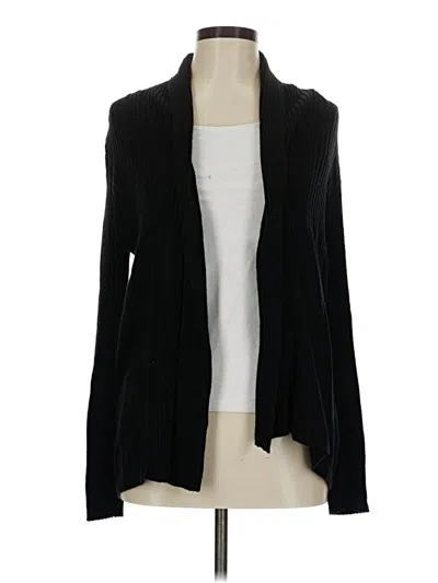 Pre-owned Croft & Barrow Cardigan Sweater In Black