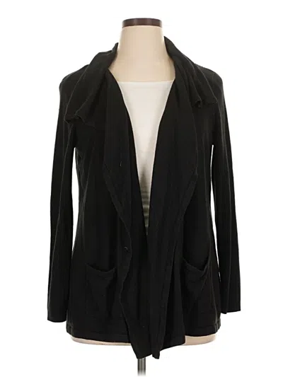 Pre-owned Croft & Barrow Cardigan Sweater In Black