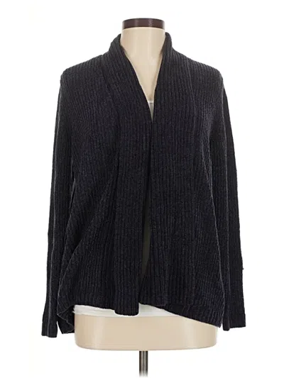 Pre-owned Croft & Barrow Cardigan Sweater In Black