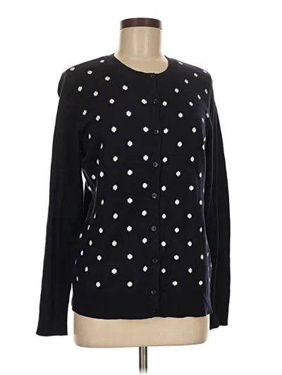 Pre-owned Croft & Barrow Cardigan Sweater In Black