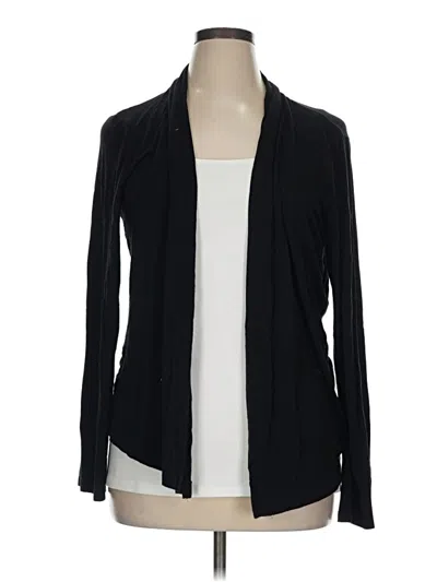 Pre-owned Croft & Barrow Cardigan Sweater In Black