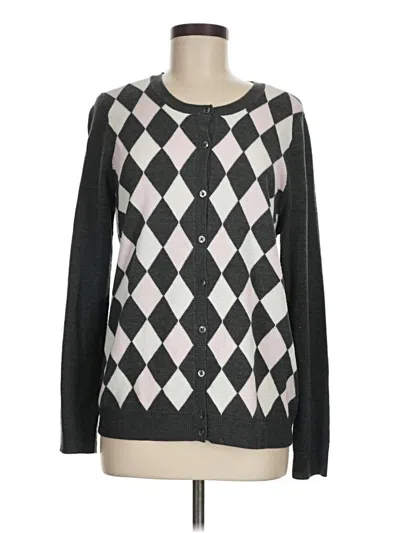 Pre-owned Croft & Barrow Cardigan Sweater In Black