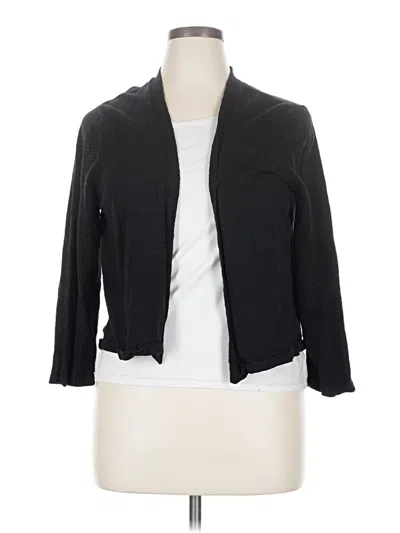 Pre-owned Croft & Barrow Cardigan Sweater In Black