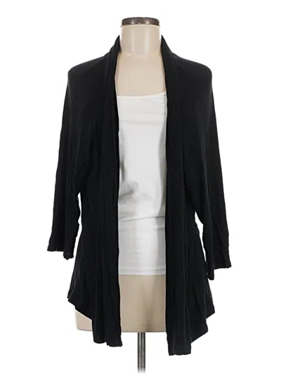 Pre-owned Croft & Barrow Cardigan Sweater In Black