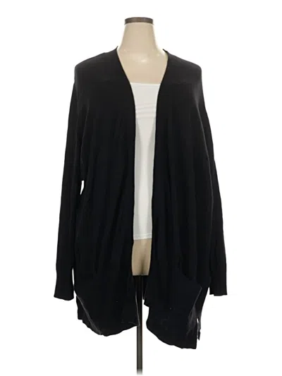 Pre-owned Croft & Barrow Cardigan Sweater In Black