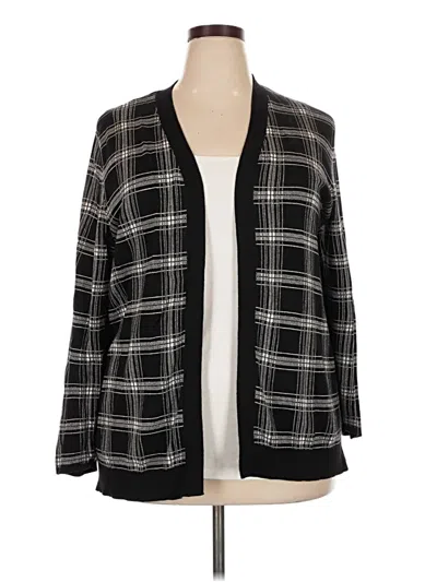 Pre-owned Croft & Barrow Cardigan Sweater In Black