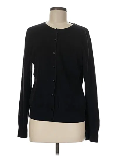 Pre-owned Croft & Barrow Cardigan Sweater In Black