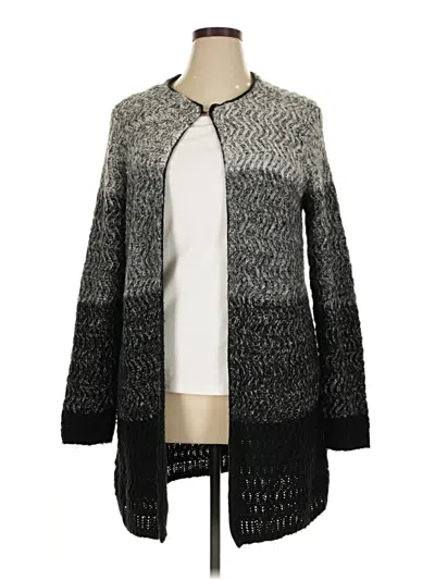 Pre-owned Croft & Barrow Cardigan Sweater In Black