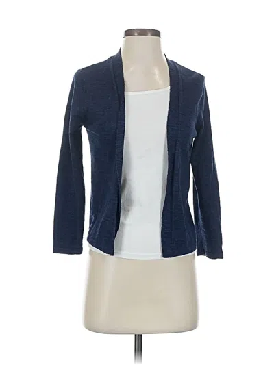 Pre-owned Croft & Barrow Cardigan Sweater In Blue