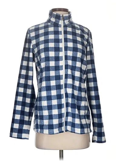 Pre-owned Croft & Barrow Cardigan Sweater In Blue