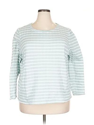 Pre-owned Croft & Barrow Cardigan Sweater In Blue