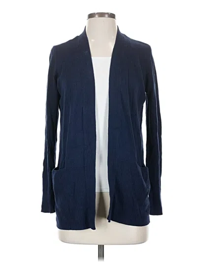 Pre-owned Croft & Barrow Cardigan Sweater In Blue