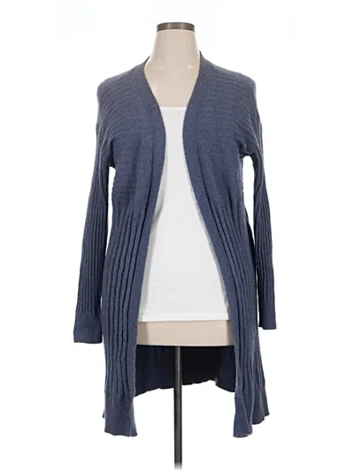 Pre-owned Croft & Barrow Cardigan Sweater In Blue