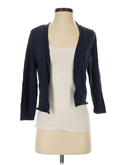 Pre-owned Croft & Barrow Cardigan Sweater In Blue