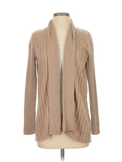 Pre-owned Croft & Barrow Cardigan Sweater In Brown