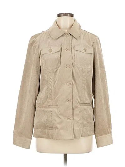 Pre-owned Croft & Barrow Cardigan Sweater In Brown