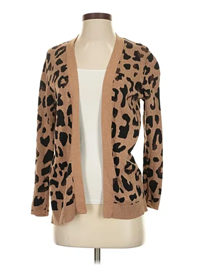 Pre-owned Croft & Barrow Cardigan Sweater In Brown