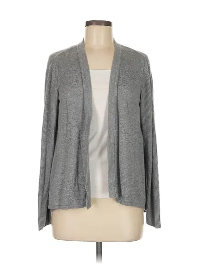 Pre-owned Croft & Barrow Cardigan Sweater In Gray