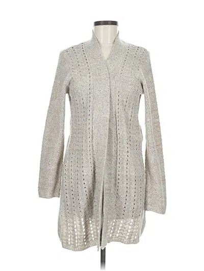 Pre-owned Croft & Barrow Cardigan Sweater In Gray