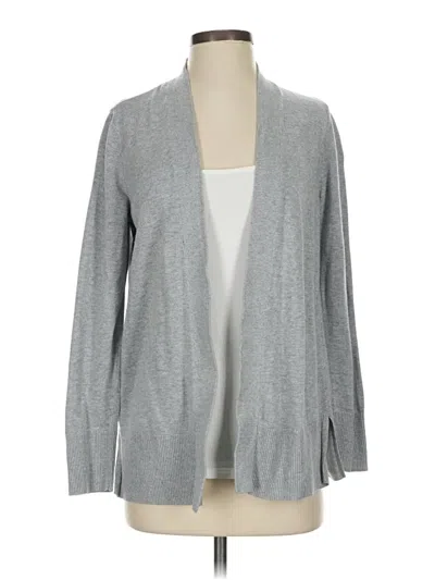 Pre-owned Croft & Barrow Cardigan Sweater In Gray