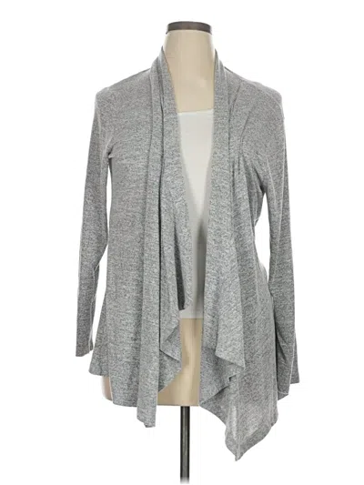 Pre-owned Croft & Barrow Cardigan Sweater In Gray