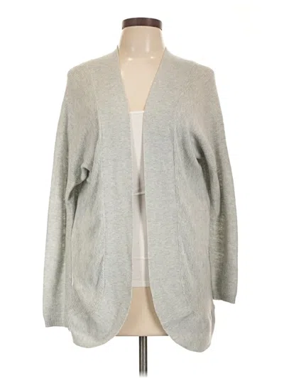 Pre-owned Croft & Barrow Cardigan Sweater In Gray