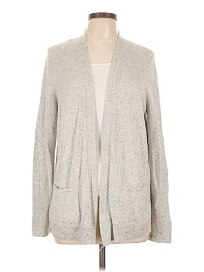 Pre-owned Croft & Barrow Cardigan Sweater In Gray