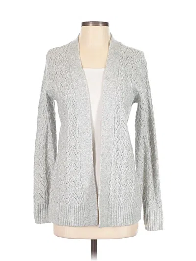 Pre-owned Croft & Barrow Cardigan Sweater In Gray