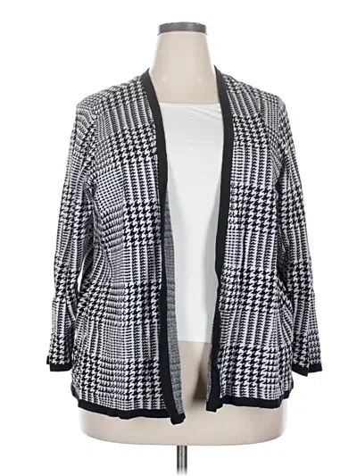 Pre-owned Croft & Barrow Cardigan Sweater In Gray