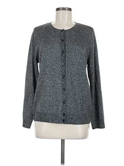 Pre-owned Croft & Barrow Cardigan Sweater In Gray