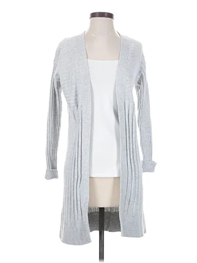 Pre-owned Croft & Barrow Cardigan Sweater In Gray