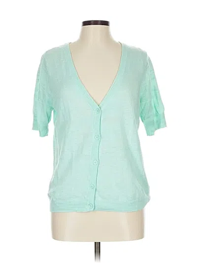 Pre-owned Croft & Barrow Cardigan Sweater In Green