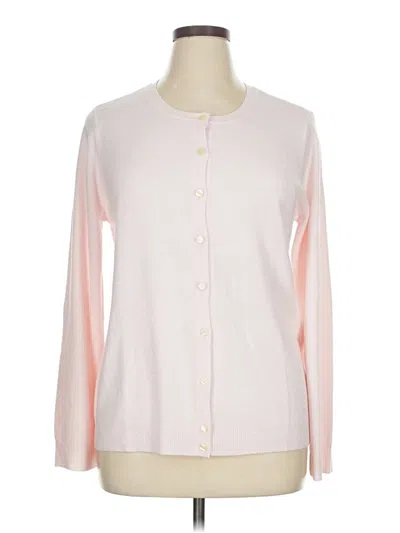 Pre-owned Croft & Barrow Cardigan Sweater In Pink
