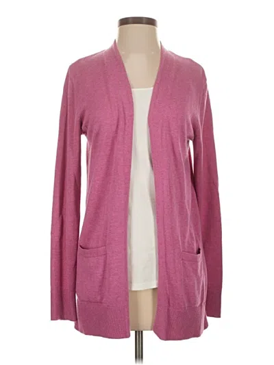 Pre-owned Croft & Barrow Cardigan Sweater In Pink