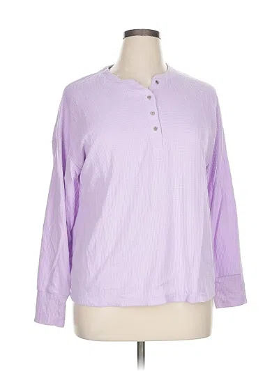 Pre-owned Croft & Barrow Cardigan Sweater In Purple