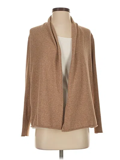 Pre-owned Croft & Barrow Cardigan Sweater In Tan