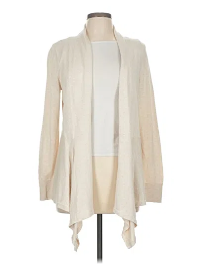 Pre-owned Croft & Barrow Cardigan Sweater In White