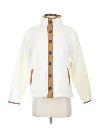 Pre-owned Croft & Barrow Cardigan Sweater In White