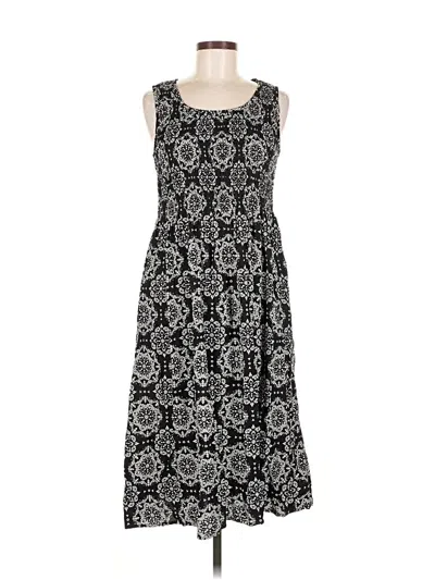 Pre-owned Croft & Barrow Casual Dress In Black