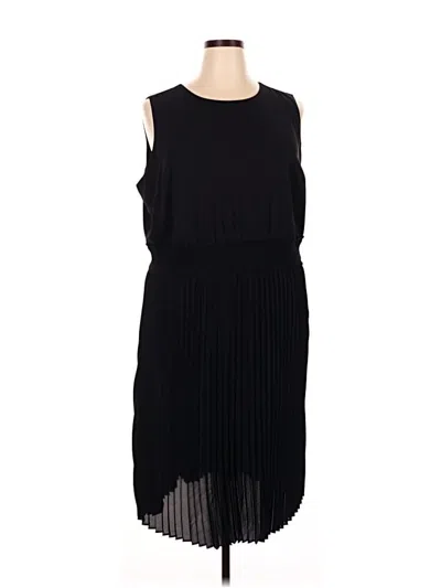 Pre-owned Croft & Barrow Casual Dress In Black