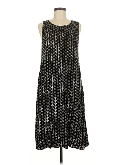 Pre-owned Croft & Barrow Casual Dress In Black
