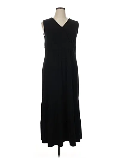 Pre-owned Croft & Barrow Casual Dress In Black