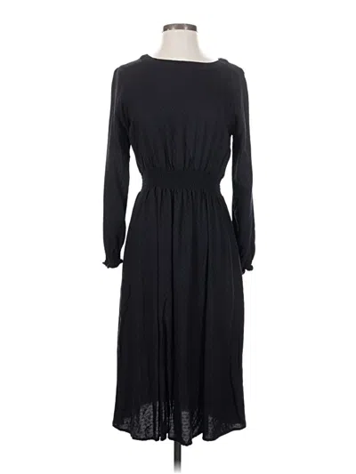 Pre-owned Croft & Barrow Casual Dress In Black