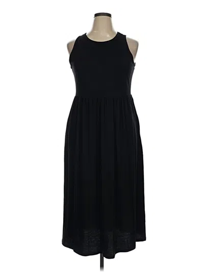 Pre-owned Croft & Barrow Casual Dress In Black