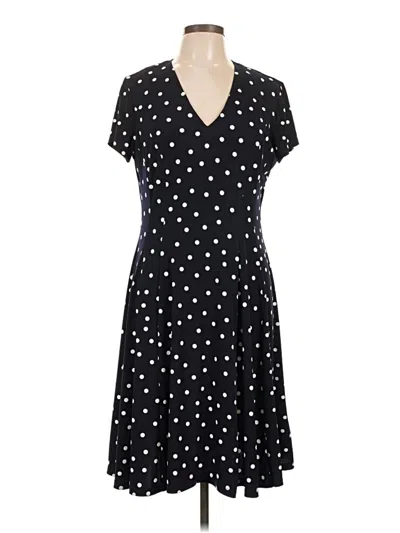 Pre-owned Croft & Barrow Casual Dress In Black