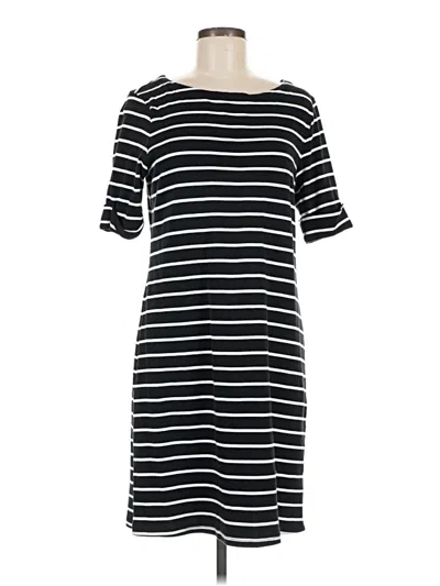 Pre-owned Croft & Barrow Casual Dress In Black