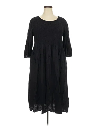 Pre-owned Croft & Barrow Casual Dress In Black